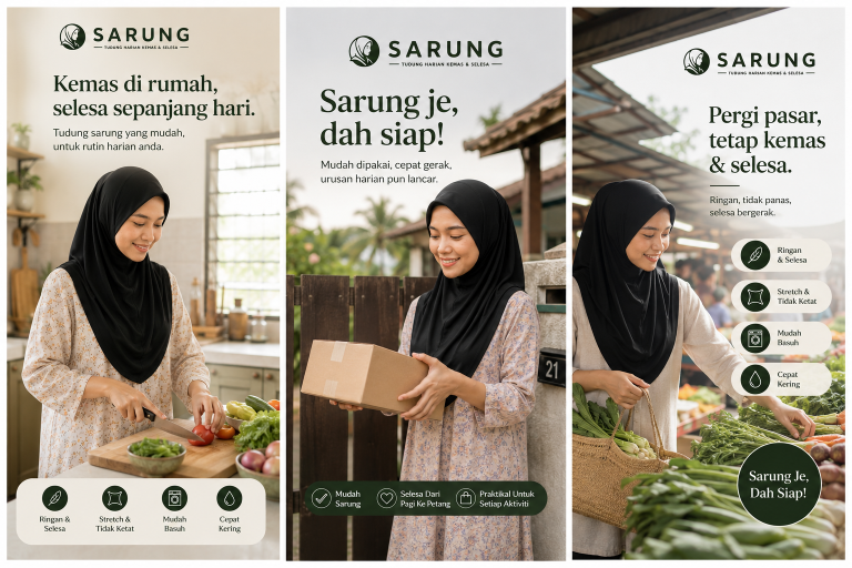 SARUNG — Sarung Je, Dah Siap
